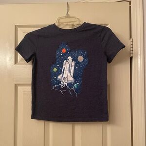 Space Adventure Kids T-Shirt - Navy